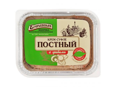 Крем-суфле Егорьевская ФКГ Постный с грибами запеченый 180г