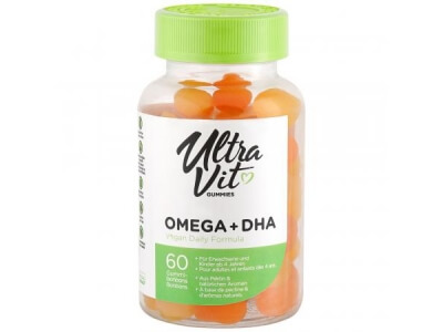 Витамины UltraVit Gummies Омега + ДГА 60 таблеток