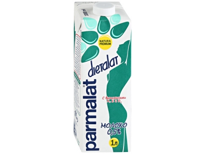 Молоко Parmalat ультрапастеризованное Диеталат 0,5% 1л