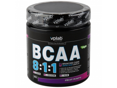 Аминокислоты Vplab BCAA 8:1:1 фруктовый пунш 0,3кг