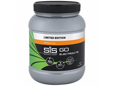 Напиток SiS углеводный с электролитами в порошке GO Electrolyte Powder вкус Тропические фрукты 1кг