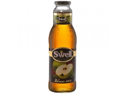 Сок Swell Яблочный осветленный 100% 0,75л