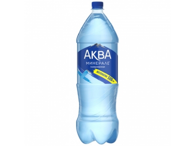 Вода Aqua Minerale питьевая газированная 2л