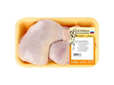 Окорочок цыплёнка натуральный ВкусВилл 0,5-1,3кг