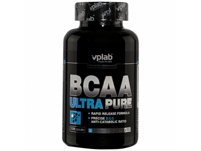 Аминокислоты Vplab BCAA Ultra Pure 120 капсул