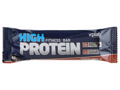 Батончик протеиновый High Protein Fitness Bar шоко-ваниль 50г
