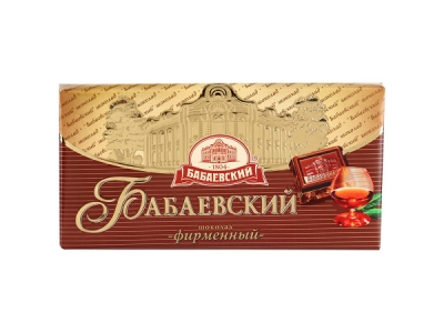 Шоколад Бабаевский тёмный фирменный 100г
