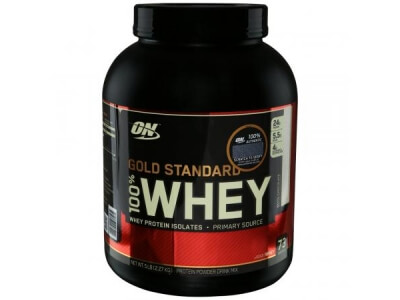 Протеин Optimum Nutrition Gold Standard 100% Whey белый шоколад 2,3кг
