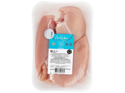 Филе грудки цыплят бройлеров без кожи Латифа Халяль охлажденное, 0,6-1,5кг
