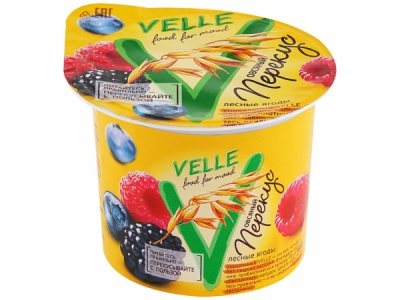 Продукт Velle овсяный ферментированный Лесные ягоды, 140г
