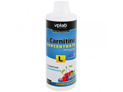 Карнитин Vplab L-Carnitine Concentrate концентрат вишня-черника 1л