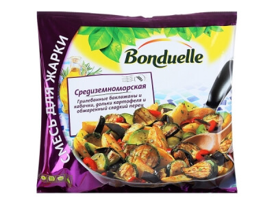 Смесь овощная Bonduelle для жарки Средиземноморская быстрозамороженная, 700г