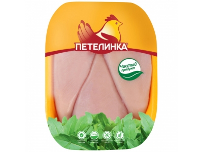 Филе цыпленка-бройлера без кожи Петелинка охлажденное 0.5-1.3 кг