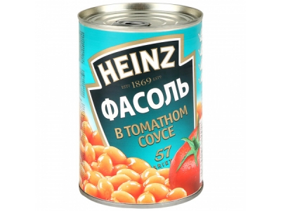 Фасоль Heinz в томатном соусе 415г