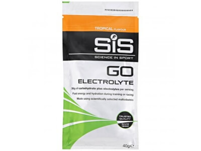 Напиток SiS углеводный с электролитами в порошке GO Electrolyte Powder вкус Тропические фрукты 40г
