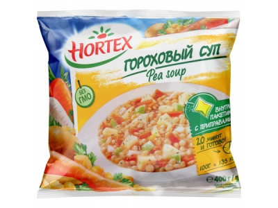 Суп Hortex Гороховый (смесь замороженная), 400г