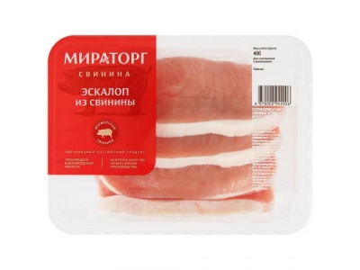 Эскалоп свиной Мираторг охлажденный 400 г
