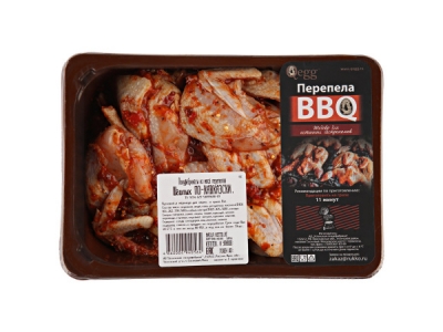 Шашлык из мяса перепелов Qegg по-кавказски охлажденный в лотке 500 г