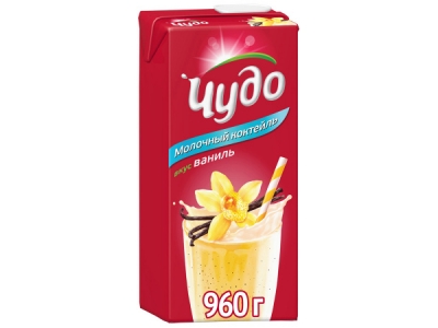Коктейль Чудо молочное вкус Ваниль 2% 960г
