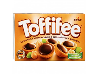 Набор конфет Toffifee карамель, орех, шоколад 125г