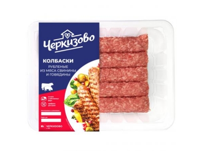 Колбаски Черкизово из свинины и говядины рубленые охлажденные, 300г