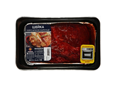 Шейка свиная Останкино в брусничном маринаде охлажденная 0.7-1.5 кг
