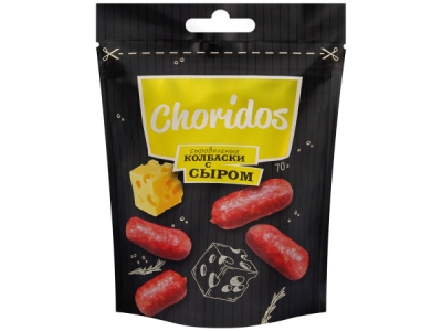 Колбаски Choridos с сыром сыровяленая, 70г