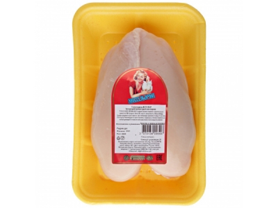 Грудка цыпленка-бройлера Моссельпром без кожи охлажденная 0,55-1,2кг