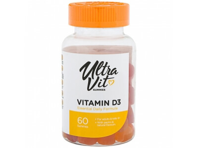 Витамины UltraVit Gummies Витамин D3 60 таблеток