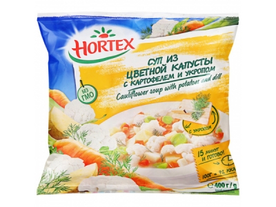 Суповая смесь Hortex цветная капуста с картофелем и укропом 400г