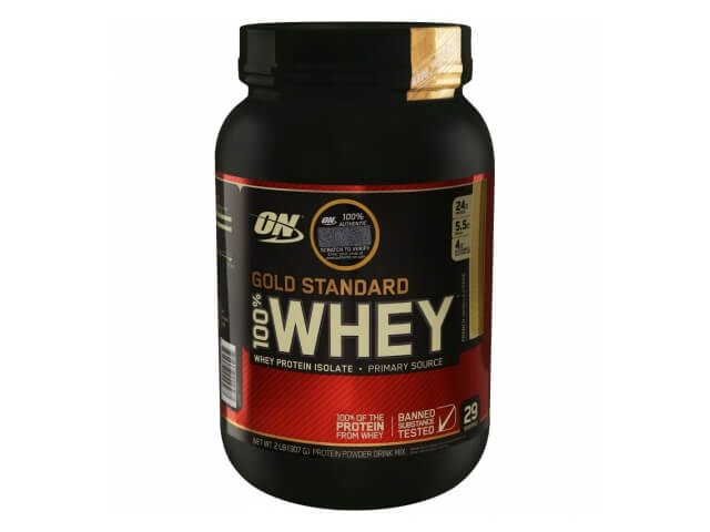 Протеин Optimum Nutrition Gold Standard 100% Whey французский ванильный крем 0,9кг