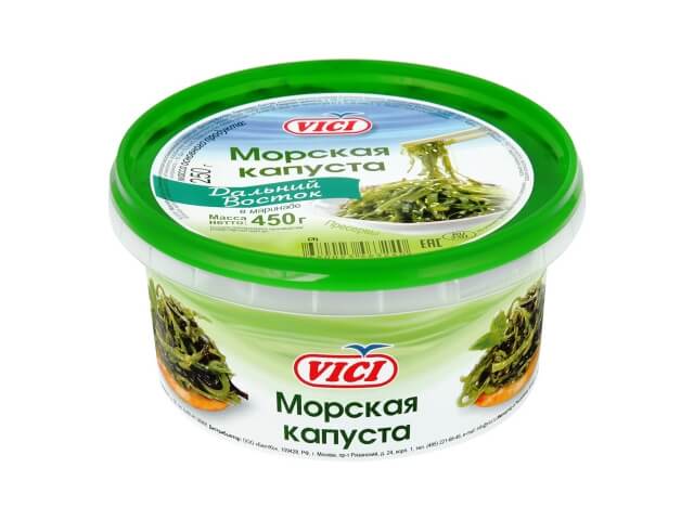 Капуста Морская Vici в маринаде Дальний Восток 450г