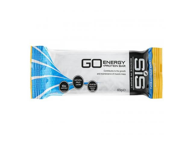 Батончик SiS углеводный с протеином GO Energy + Protein Bar вкус Chewy Banana 60г