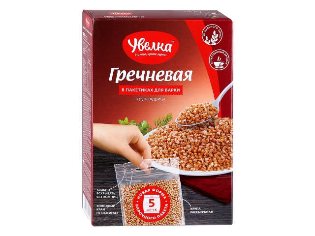 Крупа Увелка Гречневая, 5п*80г