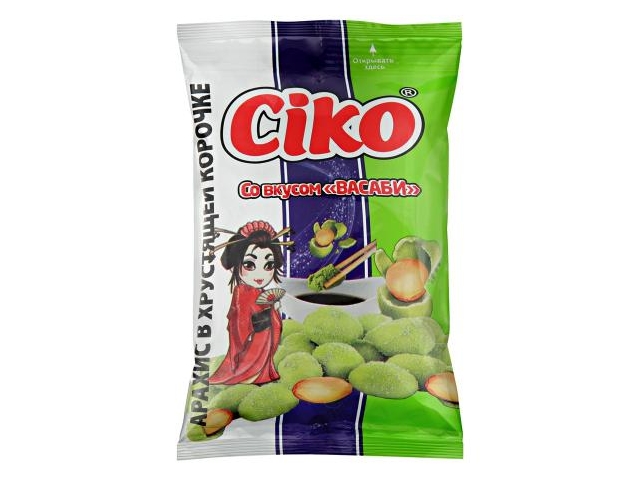 Арахис Ciko в хрустящей корочке со вкусом Васаби, 60г