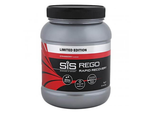 Напиток SiS восстановительный углеводно-белковый в порошке REGO Rapid Recovery вкус Клубника 1кг
