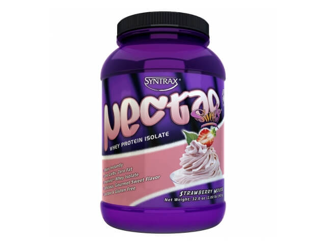 Протеин Syntrax Nectar Sweets клубничный мусс 0,9кг