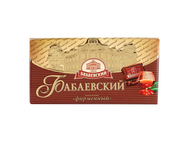 Шоколад Бабаевский тёмный фирменный 100г