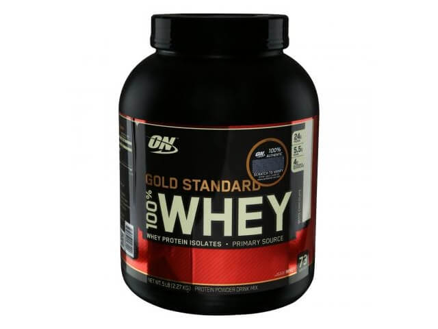 Протеин Optimum Nutrition Gold Standard 100% Whey белый шоколад 2,3кг
