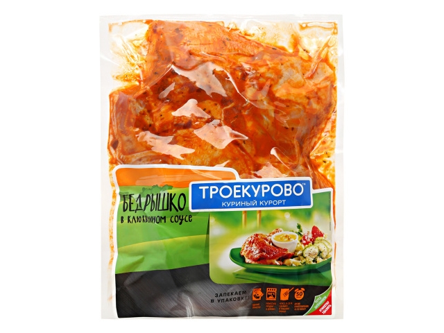 Бедрышко Троекурово в клюквенном соусе в пакете для запекания, 0,8-1,1кг