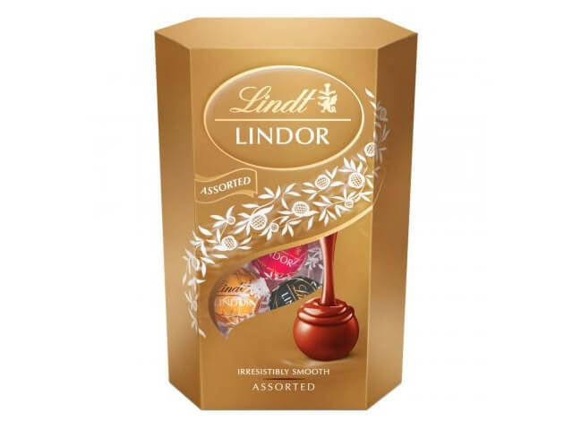 Шоколадный набор Lindt Lindor ассорти горький/молочный с начинкой 200г