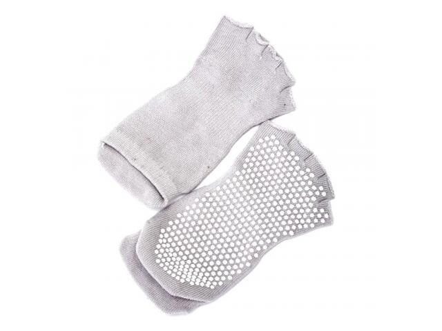 Носки Bradex противоскользящие для занятий йогой с открытыми пальцами