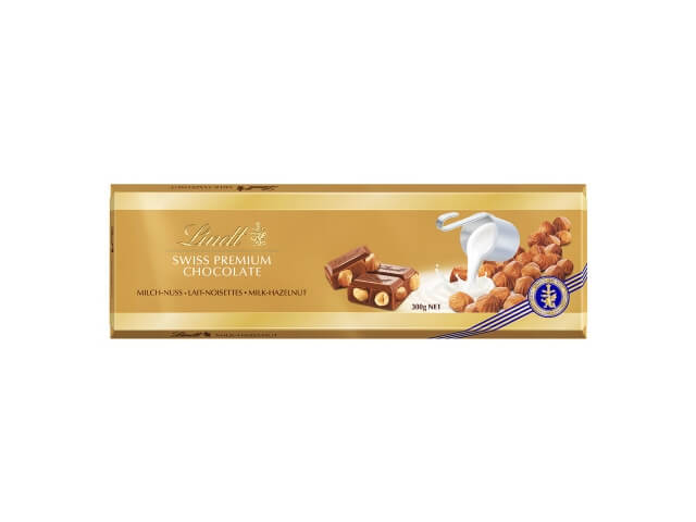 Шоколад Lindt молочный с фундуком 300г