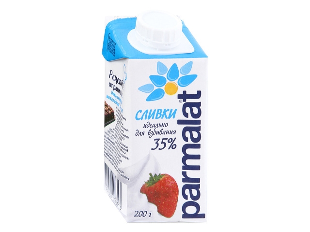 Сливки Parmalat для взбивания ультрапастеризованные 35% 200г