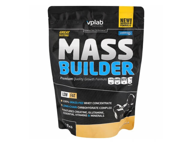 Гейнер Vplab Mass Builder ваниль 1,2кг