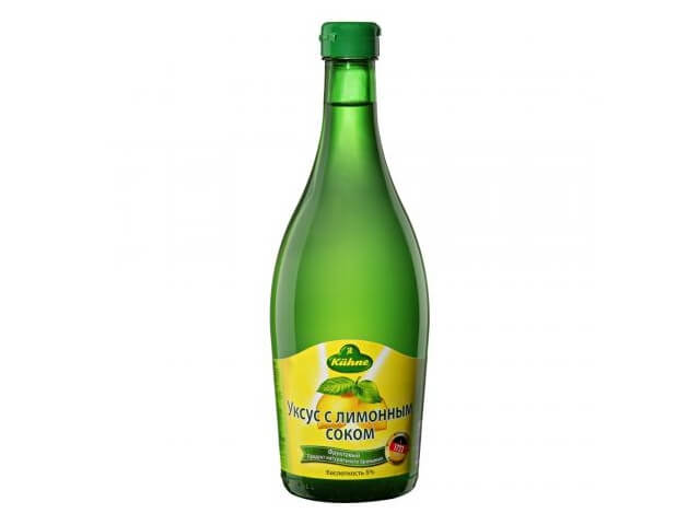 Уксус Kuhne с лимонным соком 0,75л
