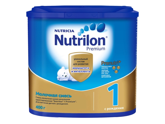 Молочная смесь Nutrilon Premium 1, 400г