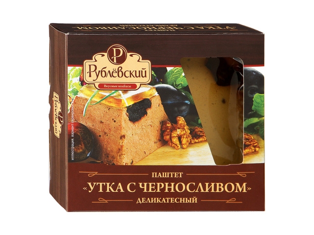 Паштет Рублевский Утка с черносливом деликатесный 200 г