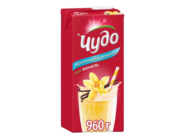 Коктейль Чудо молочное вкус Ваниль 2% 960г