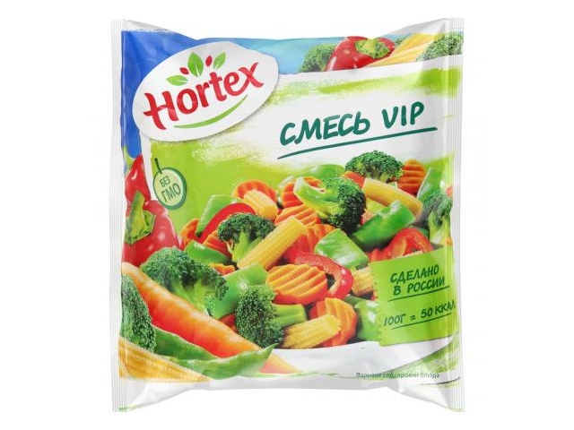 Смесь Hortex салат VIP замороженный 400г